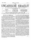 [Der ungarische Israelit]