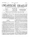 [Der ungarische Israelit]