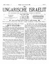 [Der ungarische Israelit]