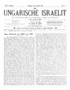 [Der ungarische Israelit]