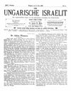 [Der ungarische Israelit]