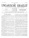 [Der ungarische Israelit]