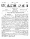 [Der ungarische Israelit]