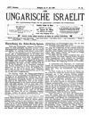 [Der ungarische Israelit]