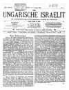 [Der ungarische Israelit]