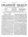 [Der ungarische Israelit]