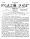 [Der ungarische Israelit]