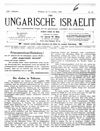 [Der ungarische Israelit]