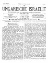 [Der ungarische Israelit]