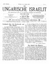 [Der ungarische Israelit]