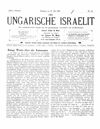 [Der ungarische Israelit]