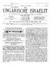 [Der ungarische Israelit]