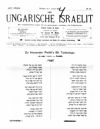 [Der ungarische Israelit]