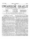 [Der ungarische Israelit]