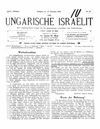 [Der ungarische Israelit]