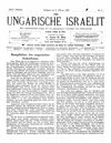 [Der ungarische Israelit]