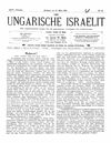 [Der ungarische Israelit]