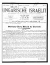 [Der ungarische Israelit]