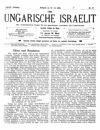 [Der ungarische Israelit]