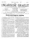 [Der ungarische Israelit]