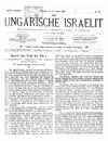 [Der ungarische Israelit]