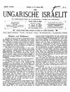 [Der ungarische Israelit]