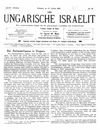 [Der ungarische Israelit]