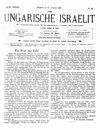 [Der ungarische Israelit]