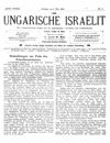 [Der ungarische Israelit]