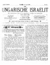 [Der ungarische Israelit]