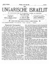 [Der ungarische Israelit]