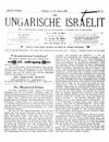 [Der ungarische Israelit]