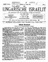 [Der ungarische Israelit]