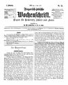 [Ungarisch-jüdische Wochenschrift]