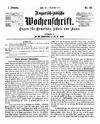 [Ungarisch-jüdische Wochenschrift]