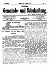 [Jüdische Gemeinde- und Schulzeitung]