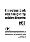 [Einwohnerbuch Königsberg, Pr.]