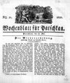 [Wochenblatt für Patschkau und Reichenstein]