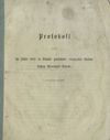 [Protokoll der im Jahre ... abgehaltenen ... Kurländischen Provinzial-Synode]