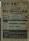 [Amtliches Fernsprechbuch für die Oberpostdirektionsbezirke Königsberg Pr. und Gumbinnen]