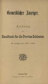 [Handbuch für die Provinz Schlesien]