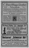 [Adreßbuch/Einwohnerbuch für den Stadt- und Landkreis Schweidnitz mit den Städten Schweidnitz, Freiburg i. Schl., Striegau und allen Gemeinden]