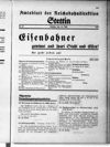 [Amtsblatt der Reichsbahndirektion Stettin]