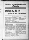 [Amtsblatt der Reichsbahndirektion Stettin]