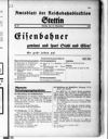 [Amtsblatt der Reichsbahndirektion Stettin]