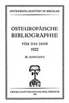 [Osteuropäische Bibliographie]