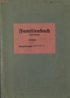Familienbuch (Zweitbuch) Jahrgang 1940 Standesamt Standorf