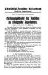 Siedlungsgeschichte der Deutschen im Königreiche Jugoslawien
