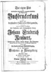 Das eigene Lob der allenthalben angenehmen, ungemein nützlichen und Ruhmwerthen Buchdruckerkunst wurde, nachdem dieselbe dreyhundert Jahre in der Welt gewesen, und desfalls durch die sorgfältige ...